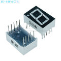 10pcs 0.56 Inch 10Pins 5161AW 5161BW 1 Bit Digit 7 Segment White LED Digital Display Digitron Common Anode Cathode C-C C-A. 