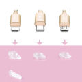 2pcs DIY Anti Dust Plug Transparent Charge Port Dust Plugs For iPhone Type C Android 3.5mm Stopper Protector Cap Mobile Phone Pendant. 