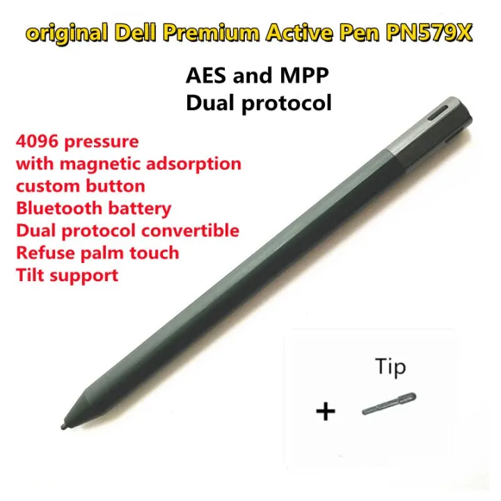 New Dell PN579X Stylus Active Pen for Dell XPS 15 9575, XPS 15 9570 ,XPS 13 9365 Latitude 11 (5175),5179, 7275, Precision 5530