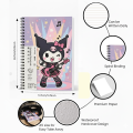 Note Pad | Spiral Notebook | Journal | A5 | 100Pgs | Kuromi Spiral Notebook Gift. 