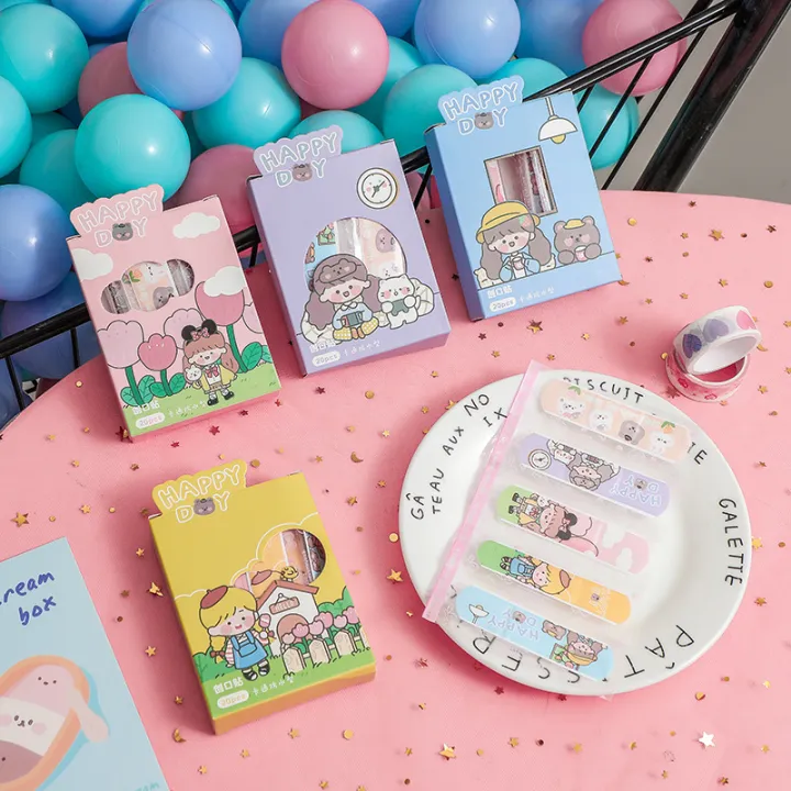 20pcs/box%20Kawaii%20Cartoon%20Cute%20Baby%20Bandages%20Band%20Aid%20for%20Children%20Kids%20Girls%20Women%20Skin%20Wound%20Plaster%20First%20Aid%20Patch%20EDC%20-%20Image%206