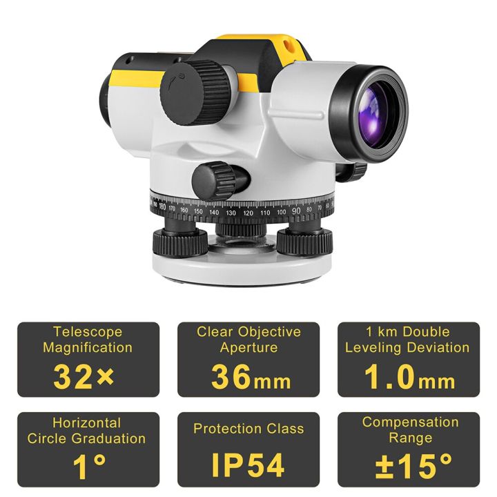 FIRECORE%2032X%20Optical%20Laser%20Level%20Accurate%20Levelling%20Tool%20Optical%20Level%20Instrument%20Self-levelling%20Height/Distance/Angle%20Measuring%20-%20Image%203