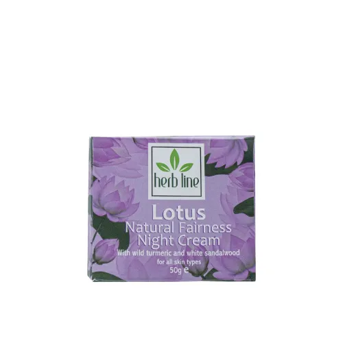 Herb Line Lotus Natural Fairness Night Cream - 50G ( Herbline )