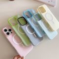 HOCE Candy Color Magnetic Phone Cases For iPhone 17 16 15 14 13 12 11 Pro Max Plus 17 Air MagSafe Case 2 in 1 Matte Back Soft Cover. 
