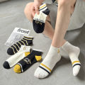 Boys Socks Pure Cotton All Cotton Stink Prevent Socks Junior High School Students Summer Sports Low-Cut Breathable Trendy Socks Thin. 