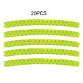 SuperRide 20pcs Car Wheel Sticker Reflective Stripe Waterproof Car Wheel Hub Sticker Driving Tape for Vehicle. 
