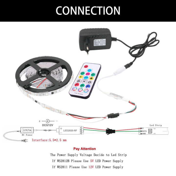 WS2811%20WS2812B%20Led%20Pixels%20Strip%20Light%20Controller%20WS2812%20USB/DC%20MINI%203Keys%20RF%2014/17/21Keys%20Led%20Tape%20Remote%20Controller%20DC5-24V%20-%20Image%205