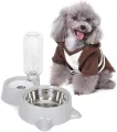 Animal Bowls Pet Bowls Pet Bowl Anti Tipping Automatic Drinker Non Wet Mouth Stainless Steel Double Bowl Cat Food Bowl Cat Bowl Dog Bowl Dog Bowl. 