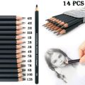Artist pencil 14 sized pcs SET Sketching Pencils 14 Professional Sketch and Drawing Pencils - Art Pencils - Drawing Pencil Kit pack of 14 - Graphite Pencils for beginners and Pro Artists. 