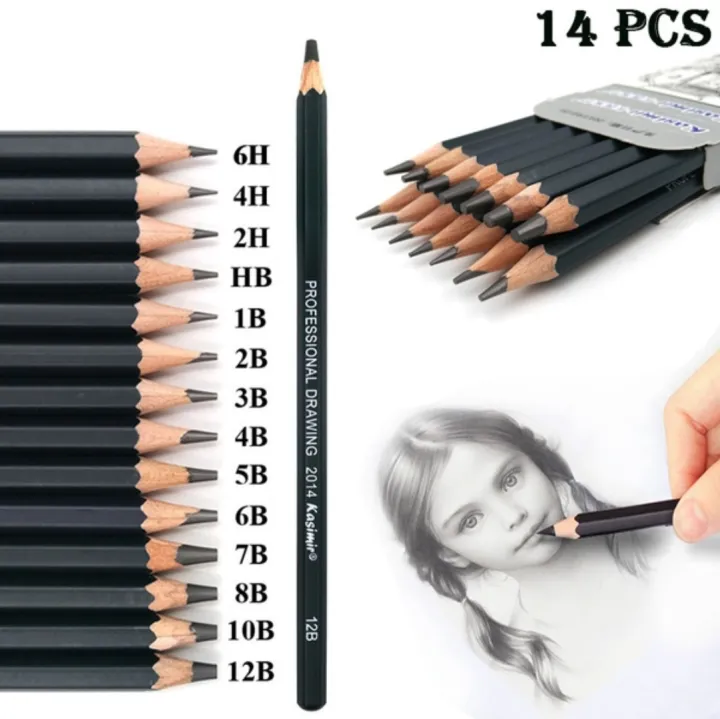 Artist%20pencil%2014%20sized%20pcs%20SET%20Sketching%20Pencils%2014%20Professional%20Sketch%20and%20Drawing%20Pencils%20-%20Art%20Pencils%20-%20Drawing%20Pencil%20Kit%20pack%20of%2014%20-%20Graphite%20Pencils%20for%20beginners%20and%20Pro%20Artists%20-%20Image%208