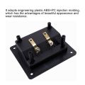 H4ga 2 Positions Junction Box Screw Clip Speaker Box Terminal Board Plate. 