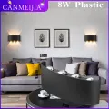 Led Wall Lamp 4w 6w 8w Wall Sconce Indoor Outdoor Lighting Bedside Decor Lamps Wall-mounted Black Body Wall Light For Home Garden. 