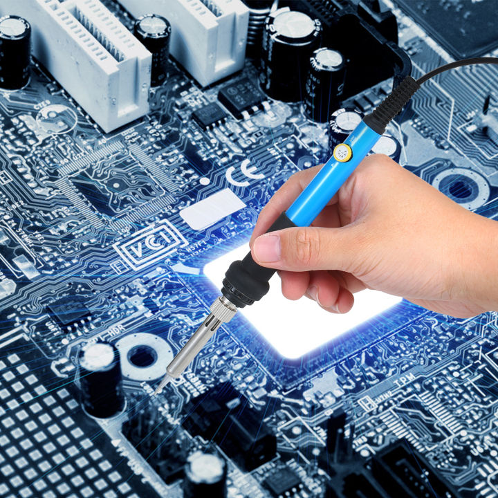 KOGEEK%20Adjustable%20Temperature%20Soldering%20Iron%20Kit%20220V%2060W%20Digital%20Multimeter%20Soldering%20Tips%20Desoldering%20Pump%20Cutter%20Solder%20Wire%20-%20Image%204