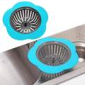 【Miga Plaza】 Home Sink Strainer Kitchen Drain Sink Filter Bathroom Drainage Hair Trap Catcher. 