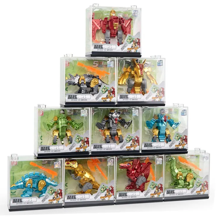 〓Official Authorization〓COD〓 Children's Transformer Dinosaurs Robot ...