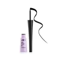Plum Eye-Swear-By Matte Liner | Water-Proof | Quick Drying | 100% Vegan & Cruelty Free | 01 Black. 
