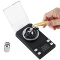 Digital Milligram Scale 100G/0.001G,High Precision Mini Carat Jewelry Scale for Pocket Scale with Calibration Weight. 