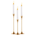 European Metal Candle Holder Simple Golden Wedding Decoration Bar Party Living Room Decoration Home Decoration Candlestick. 