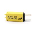 【Silver】 Manul Circuit Breaker Blade Fuse 12/24V 5-30A Mini ATM Circuit Breaker Blade for Car Boat Van Caravan. 