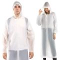 Raincoat 2 Pack Rain Ponchos for Men Women Adults Reusable Portable Rain Coat Waterproof with Elastic Sleeves. 