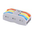 Quick Connect CDF-200/3 Waterproof Junction Box Purple Copper Conductor One Press One Insert Junction Box Connector Wire Connector Lamp Electrical Connection. 