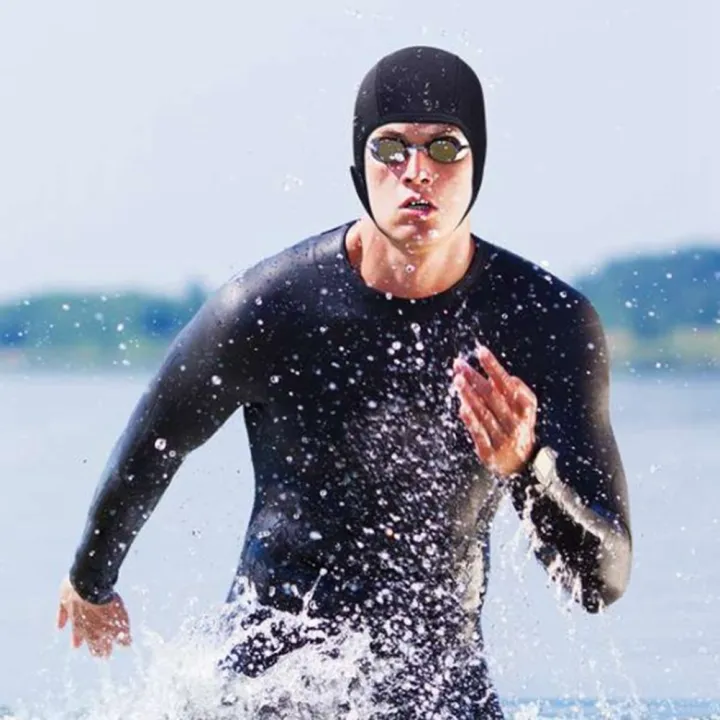 Thermal%20Swimming%20Cap%20Neoprene%20Diving%20Hood%20with%20Chin%20Straps,Scuba%20Swimming%20Caps%20Blue%20-%20Image%202