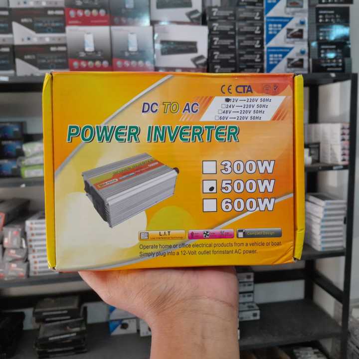 Hot Sale 500W High Power Modified Sine Wave Inverter DC 12V to AC 220V ...