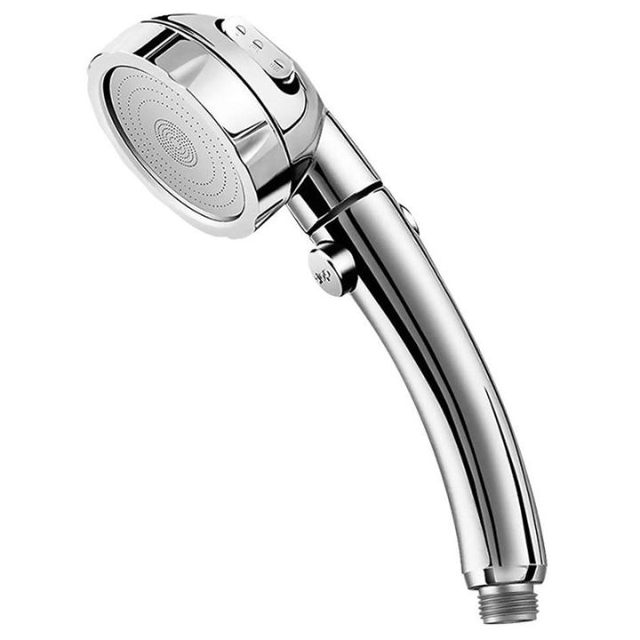 Handheld%20Shower%20High%20Pressure%20Chrome%203%20Spary%20Setting%20with%20ON/OFF%20Pause%20Switch%20Water%20Saving%20Adjustable%20Luxury%20Spa%20Detachab%20-%20Image%204