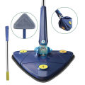 Triangle Mop 360° Rotatable Adjustable Cleaning Mop, 51'' Extendable with Long Handle, Automatic Wringing Microfiber Spin Floor Cleaning Mop for Cleaning Walls, Ceilings and Window.. 