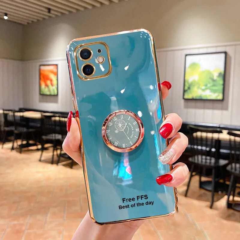 Custodia NALIA Con Anello Girevole Per Xiaomi Redmi 9A - Cover Antiurto In Silicone E Plastica Con Supporto Magnetico Auto - Nera - 3