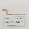 Wyieno For infinix Smart 5 X657 Power On Off Volume Up Down Ribbon Power Button Flex Cable. 