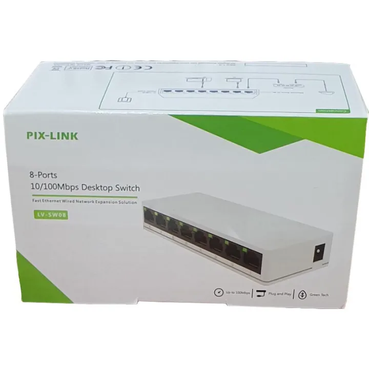 PIXLINK%205%20Port%20Network%20Switch%20and%20PIXLINK%208%20Port%20Network%20Switch%20with%20Pulg%20and%20Play%20Easy%20installation%20with%20Green%20Technology%20-%20Image%204
