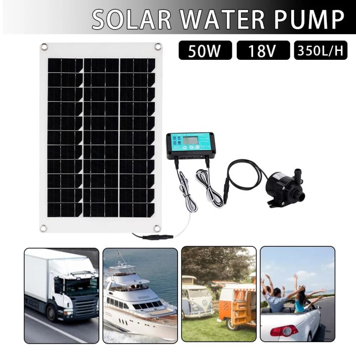 DC%2012V%20Brushless%20Solar%20Water%20Pump%20Kit%20Time%20Control%20Solar%20Controller%20350L/H%20Ultra-quiet%20Submersible%20Motor%20Garden%20Fountain%20Decor%20-%20Image%206