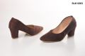 Women’s Black Block Heel Pumps. 