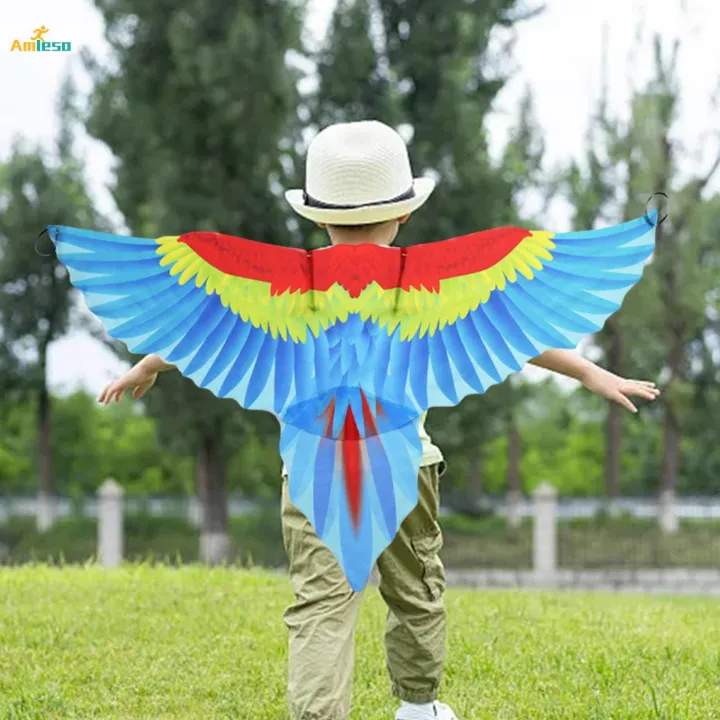 Kids%20Bird%20Costume%20Set%20Cape%20for%20Fancy%20Dress%20Cosplay%20Festival%20Blue%20-%20Image%207