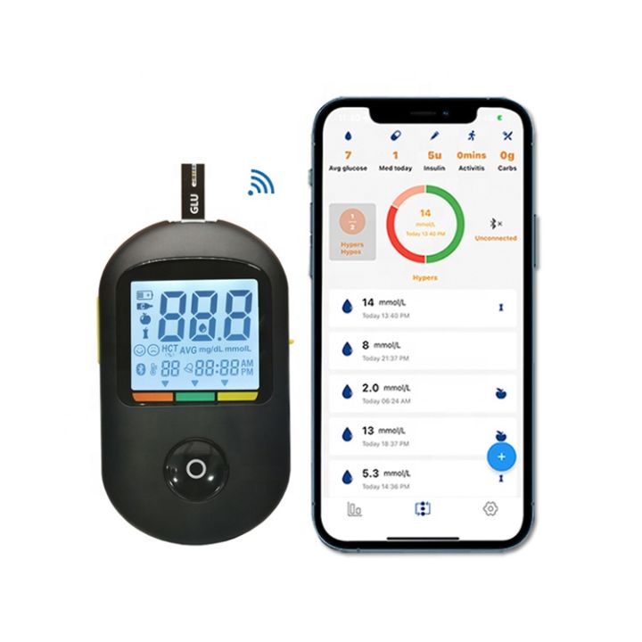 Sejoy No coding Blood Sugar Monitor Diabetes Testing Machine Glucometer ...