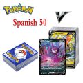 pokemon cards golden Anime 48Cards Pokemon Card Iron Metal Box Lost Origin Shining Cards GX Vmax V Battle Game Collection Card Kids Christmas GiftParty Games Crafts. 