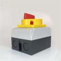 Isolator Switch Locking Fixed Padlock Rotary with Waterproof Enclosure 32A 3Phases 2 Positions On-Off. 