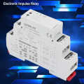 GRM8-02 AC 230V Electronic Impulse Relay Latching Memory GS. 