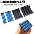 New Mini High Quality 18650 Battery Case Holder Simple DIY Plastic 3.7V Power Rechargeable Hold Storage Box With 1/2/3/4 Slots. 