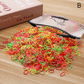 1000pcs/Pack Hair Band Girl Colorful Disposable Rubber Band Elastic Hair Band SEVICH. 