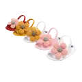 Cute Flower Baby Sandals - Soft Sole Infant Crib Shoes. 