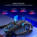 Black White Wired Gaming Mouse 6 Programmable Button 3200 DPI USB Computer Laptop PC Gamer Mice With RGB. 