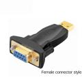 USB To DB9 Serial Adapter Gold Plated Male To Male Female RS232 FTDI PL2303 Converter Plug Adapter for Laptop Computer. 