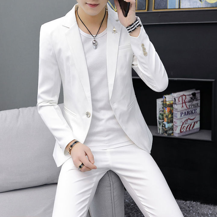 Suit%20Suit%20Men's%20Korean-Style%20Solid%20Color%20Handsome%20Two-Piece%20Suit%20Student%20Casual%20All-Match%20Suit%20Jacket%20Business%20Clothing%20Dress%20-%20Image%205