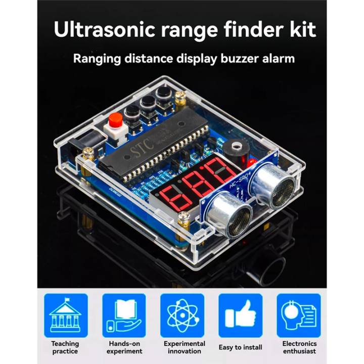 Ultrasonic Ranging Alarm Kit DIY Electronic Welding Kit Design of ...