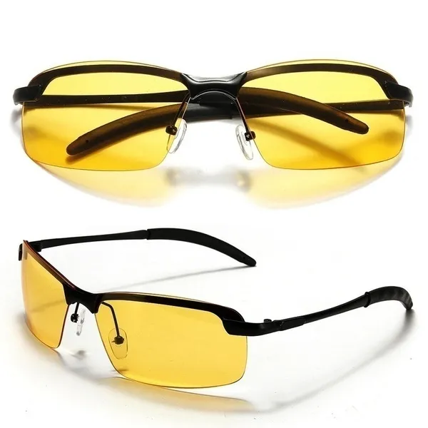 Alloy Polarized HD Night Vision Driving Sunglasses... - Grandado