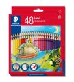 Staedtler LUNA 136 C48 Coloured Pencil cardboard box 48 Set. 