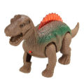 Electric Walking Dinosaur Toys Glowing Dinosaurs with Sound Animals Model for Kids Children Interactive Gift. 