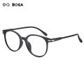 OQ BOGA 4 Styles Unisex Fashion Anti Blue Light Proof Radiation Oval Frame Computer Glasses Women Men Eye Protection Full Rim Eyewear. 